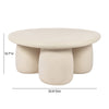 Rahul Off-White Round Coffee Table Model: TOV-OC18720