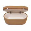 Olivier Peach Boucle Oval Storage Ottoman Model: TOV-OC18722