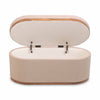 Olivier Ivory Boucle Oval Storage Ottoman Model: TOV-OC18723