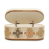 Olivier Cotton Oval Storage Ottoman Model: TOV-OC18724