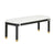 Amara Charcoal Woven Rattan Performance Fabric Bench Model: TOV-OC21013