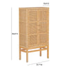 Amara Natural Woven Rattan Cabinet Model: TOV-OC21016