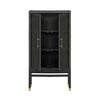Amara Charcoal Woven Rattan Cabinet Model: TOV-OC21017