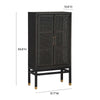 Amara Charcoal Woven Rattan Cabinet Model: TOV-OC21017