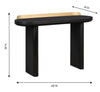 Braden Black Desk/Console Table Model: TOV-OC44056