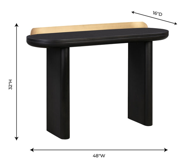 Braden Black Desk/Console Table Model: TOV-OC44056