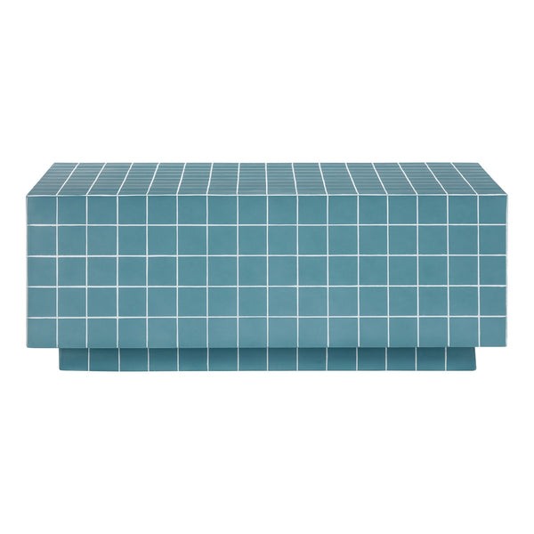 Mixie Blue Tile Indoor / Outdoor Coffee Table Model: TOV-OC54329