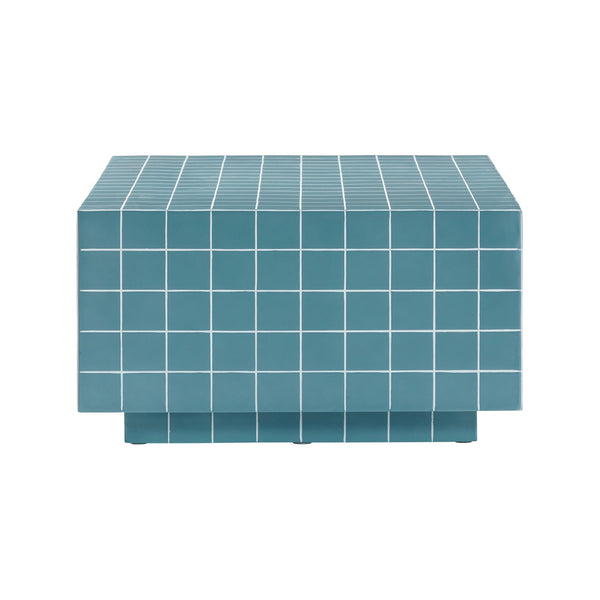 Mixie Blue Tile Indoor / Outdoor Coffee Table Model: TOV-OC54329