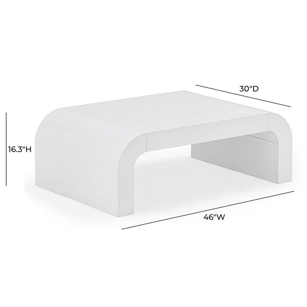 Hump White Coffee Table Model: TOV-OC54365