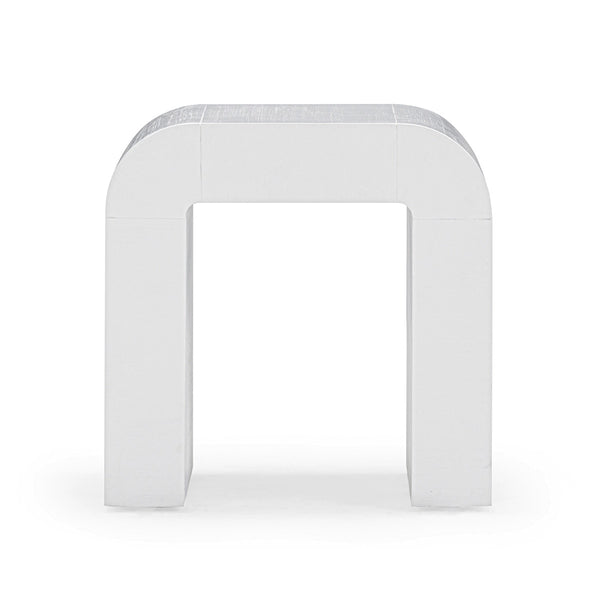Hump White Side Table Model: TOV-OC54367