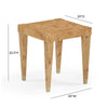 Brandyss Honey Burl End Table Model: TOV-OC54388