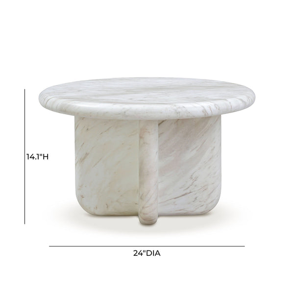 Juju Nesting Indoor/Outdoor Marble Coffee Tables Model: TOV-OC54400-OC54401