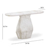 Esme Faux Marble Indoor / Outdoor Long Console Table Model: TOV-OC54417