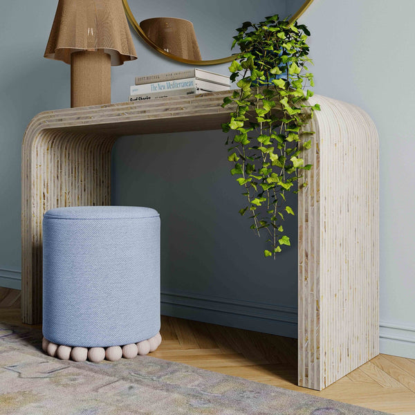 Opus Cream Capiz Shell Console Table Model: TOV-OC54431