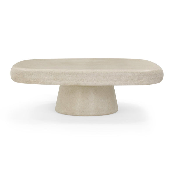 Darial Sandstone Indoor/Outdoor Coffee Table Model: TOV-OC54468