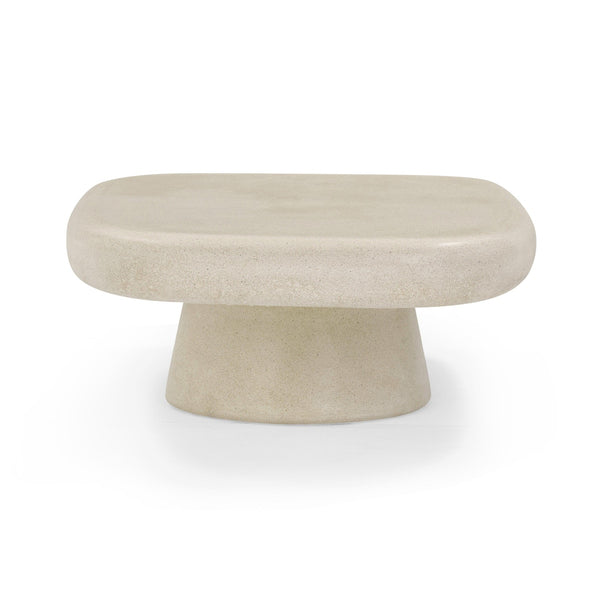 Darial Sandstone Indoor/Outdoor Coffee Table Model: TOV-OC54468