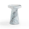 Zara Aegean Marble Indoor / Outdoor Side Table Model: TOV-OC54478