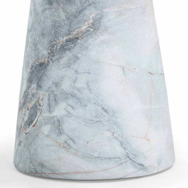 Zara Aegean Marble Indoor / Outdoor Side Table Model: TOV-OC54478