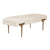 Brno White Waived Velvet Bench Model: TOV-OC6207