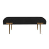 Brno Black Velvet Bench Model: TOV-OC6209