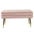 Ziva Blush Storage Bench Model: TOV-OC6465