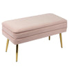 Ziva Blush Storage Bench Model: TOV-OC6465