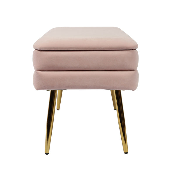 Ziva Blush Storage Bench Model: TOV-OC6465