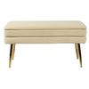 Ziva Cream Storage Bench Model: TOV-OC6467