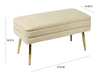 Ziva Cream Storage Bench Model: TOV-OC6467