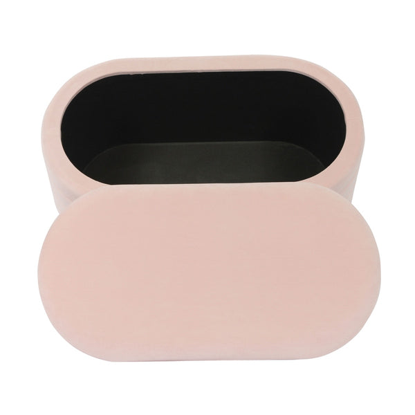 Lillian Blush Velvet Storage Bench Model: TOV-OC68151