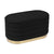Lillian Black Velvet Storage Bench Model: TOV-OC68152