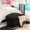 Lillian Black Velvet Storage Bench Model: TOV-OC68152