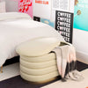Lillian Cream Velvet Storage Bench Model: TOV-OC68153