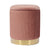 Zoe Blush Velvet Storage Ottoman Model: TOV-OC68154