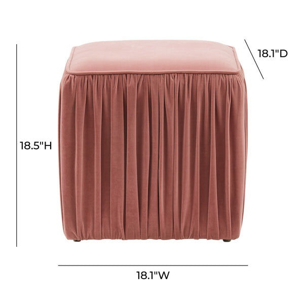 Morgan Mauve Pleated Ottoman Model: TOV-OC68215