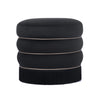 Lakka Black Velvet Ottoman Model: TOV-OC68566