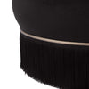 Lakka Black Velvet Ottoman Model: TOV-OC68566