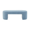 Elena Blue Velvet Bench Model: TOV-OC68639