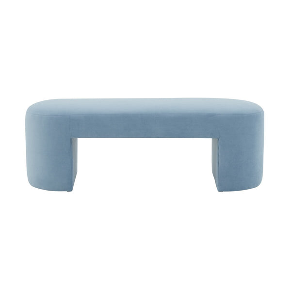 Elena Blue Velvet Bench Model: TOV-OC68639