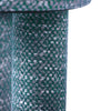 Claire Teal Nubby Stool Model: TOV-OC68654