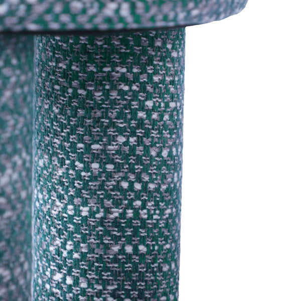 Claire Teal Nubby Stool Model: TOV-OC68654