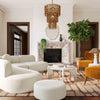 Broohah Cream Boucle Ottoman Model: TOV-OC68657