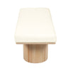 Sagano White Dyed-Yarn Bench Model: TOV-OC68804