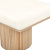Sagano White Dyed-Yarn Bench Model: TOV-OC68804