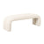 Leigh Cream Velvet Channeled Bench Model: TOV-OC68824