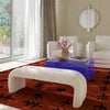 Leigh Cream Velvet Channeled Bench Model: TOV-OC68824