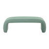 Leigh Green Velvet Channeled Bench Model: TOV-OC68825