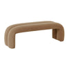 Leigh Taupe Velvet Channeled Bench Model: TOV-OC68826