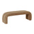 Leigh Taupe Velvet Channeled Bench Model: TOV-OC68826