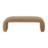 Leigh Taupe Velvet Channeled Bench Model: TOV-OC68826